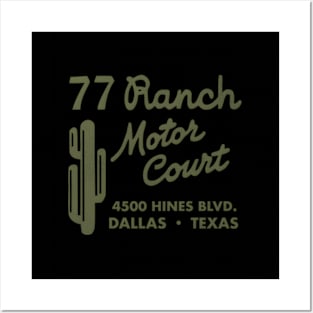 Dect 77 Ranch Motor Court Dallas Posters and Art